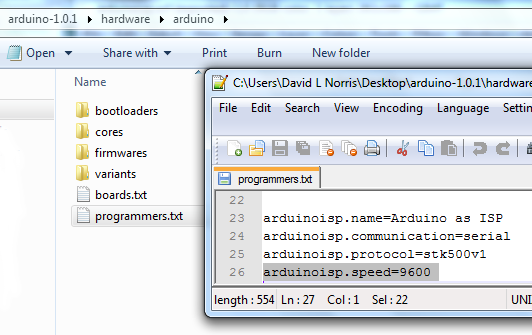Modify programmers.txt file accordingly